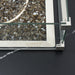 Elementi Plus Annecy Fire Table Black Closeup Wind Screen