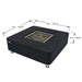 Elementi Plus Annecy Fire Table Black Dimensions