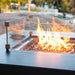 Elementi Plus Annecy Fire Table Black Wind Screen  Closeup