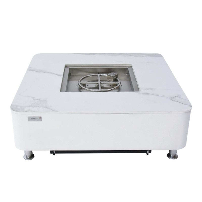 Elementi Plus Annecy Fire Table White No Glass