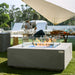Elementi Plus Capertee Fire Table Outdoor with Wind Screen