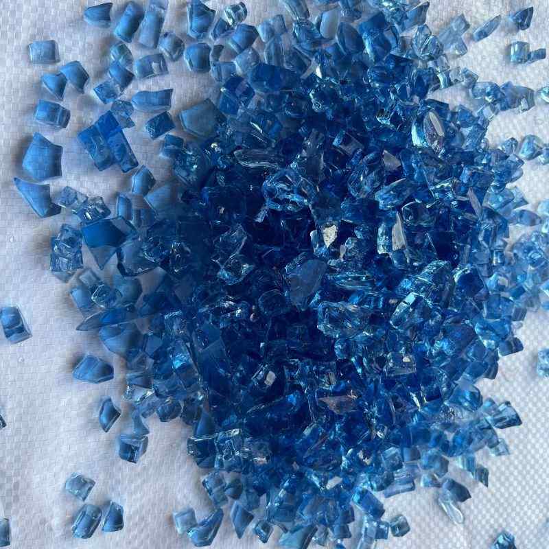 Elementi Plus Fire Media Carribean Blue Fire Glass