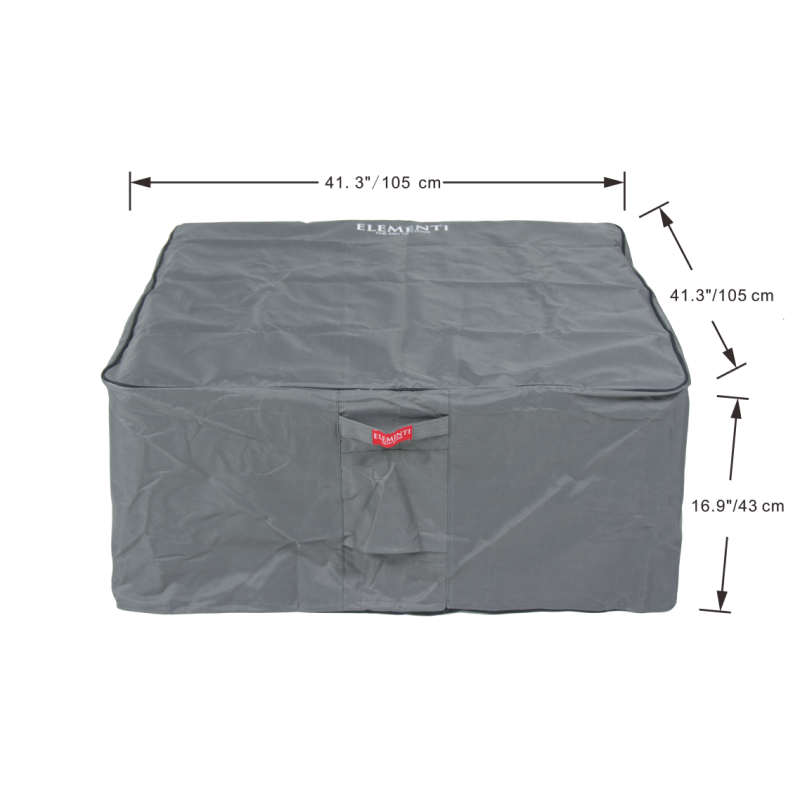 Elementi Plus Victoria Fire Table Cover Dimension