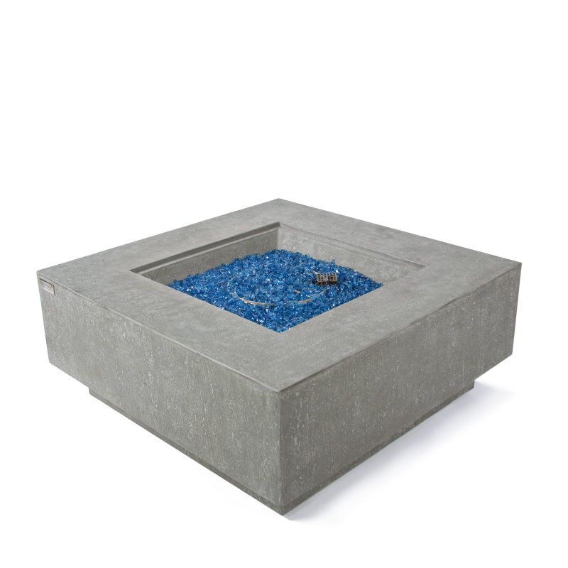 Elementi Plus Victoria Fire Table with Fire Glass