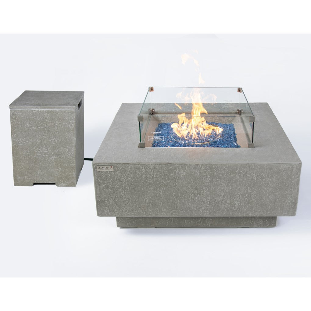 Elementi Plus Victoria Fire Table with Tank Cover