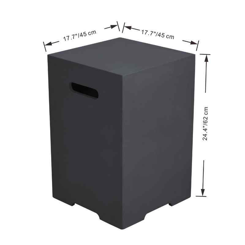 Elementi Square Tank Cover DG Dimension