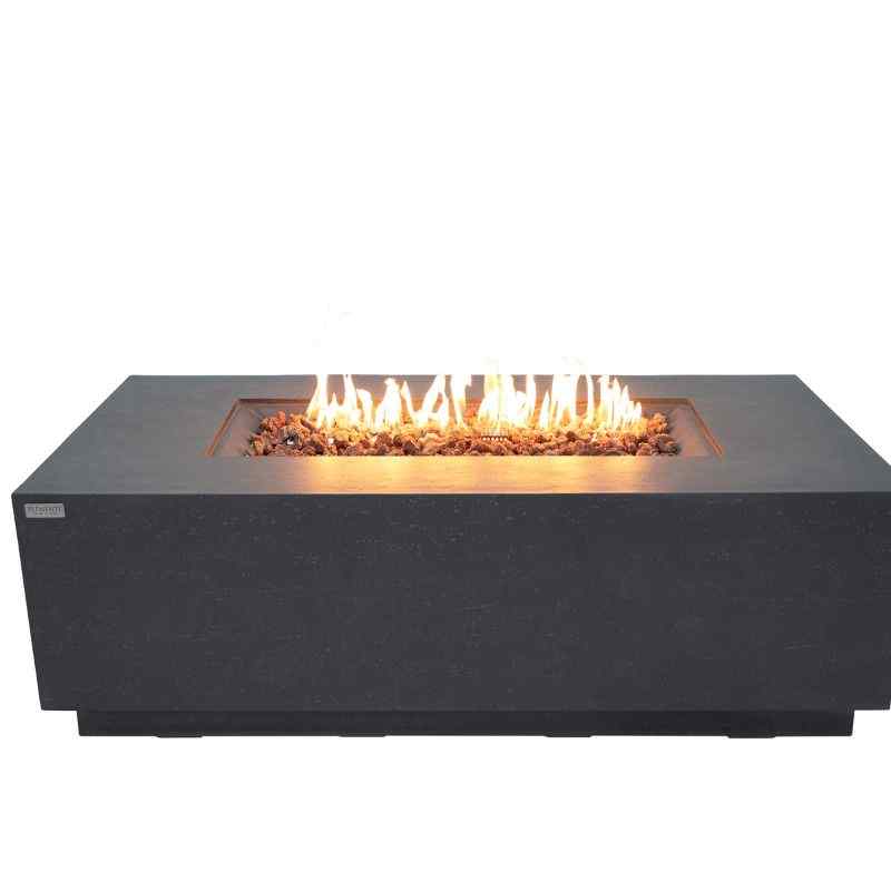 Elementi Andes Fire Table Flame Set Up silo