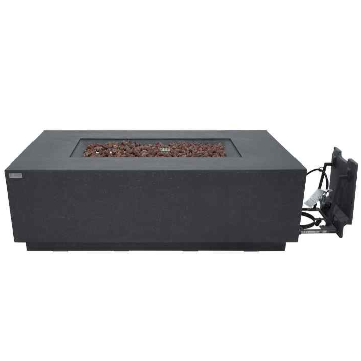 Elementi Andes Fire Table Set Up Internal Silo
