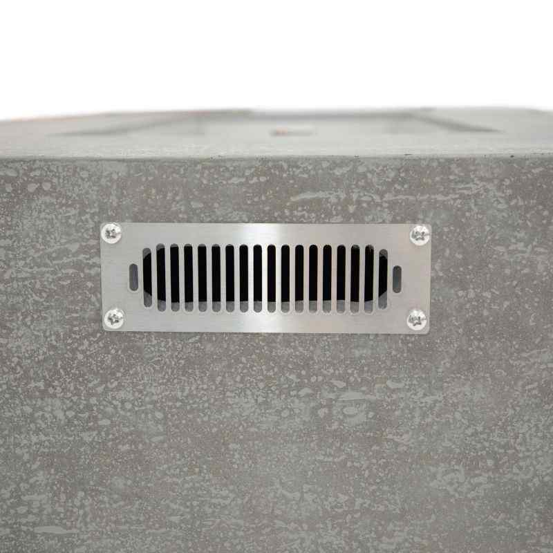 Elementi Andes Fire Table side angle silo
