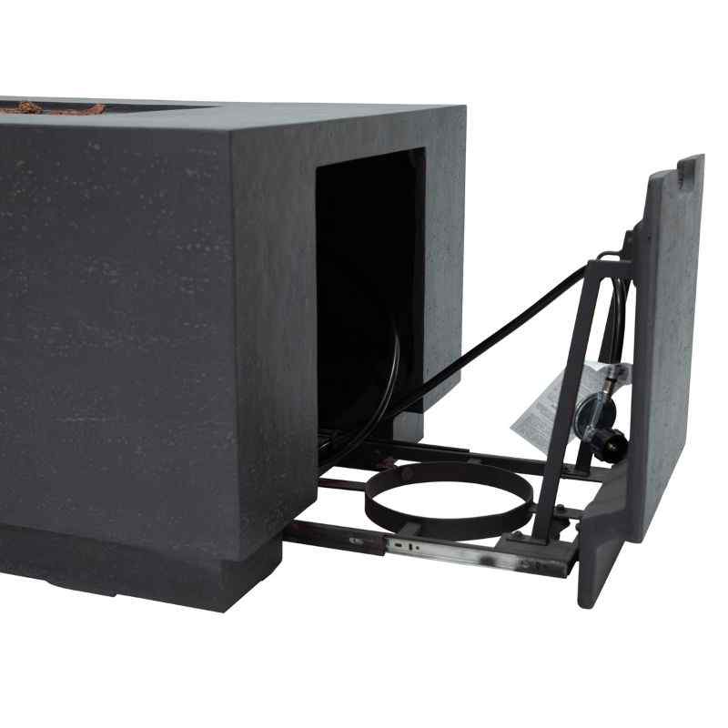 Elementi Andes Fire Table with connected hose Internal