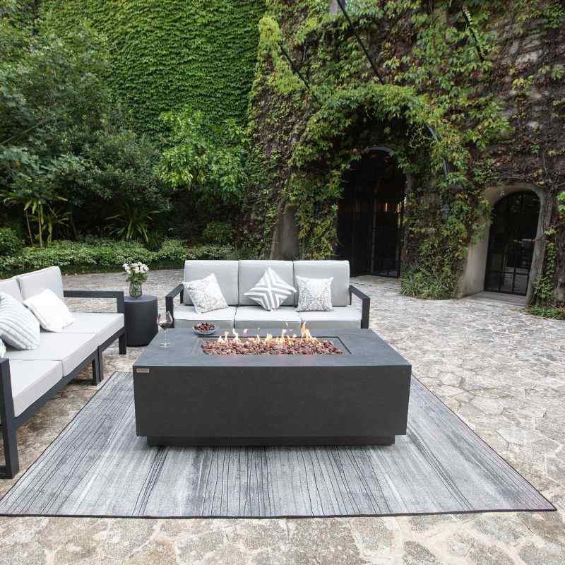 Elementi Andes Fire Table with flame Outdoor Heating