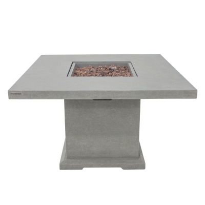 Elementi Birmingham Dinning Fire Table No flame set Up silo
