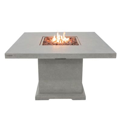 Elementi Birmingham Dinning Fire Table With flame Silo