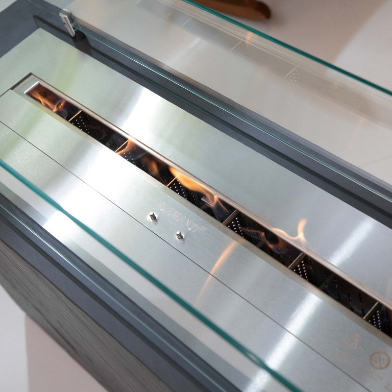 Elementi Fussen Ethanol Fire Table Burner Closeup