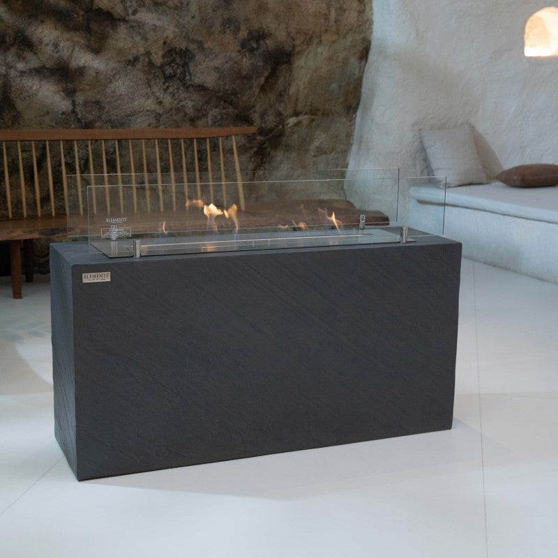 Elementi Fussen Ethanol Fire Table With Flame