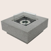 Elementi Manhattan Ethanol Fire Table no flame wind screen