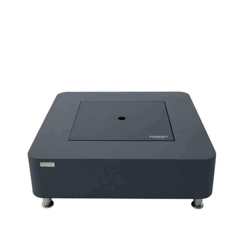 Elementi Perth Ethanol Slate black with aluminum lid silo