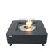 Elementi Perth Ethanol slate black with flame silo