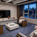 Elementi Perth Ethanol Fire Pit Cream white Living room