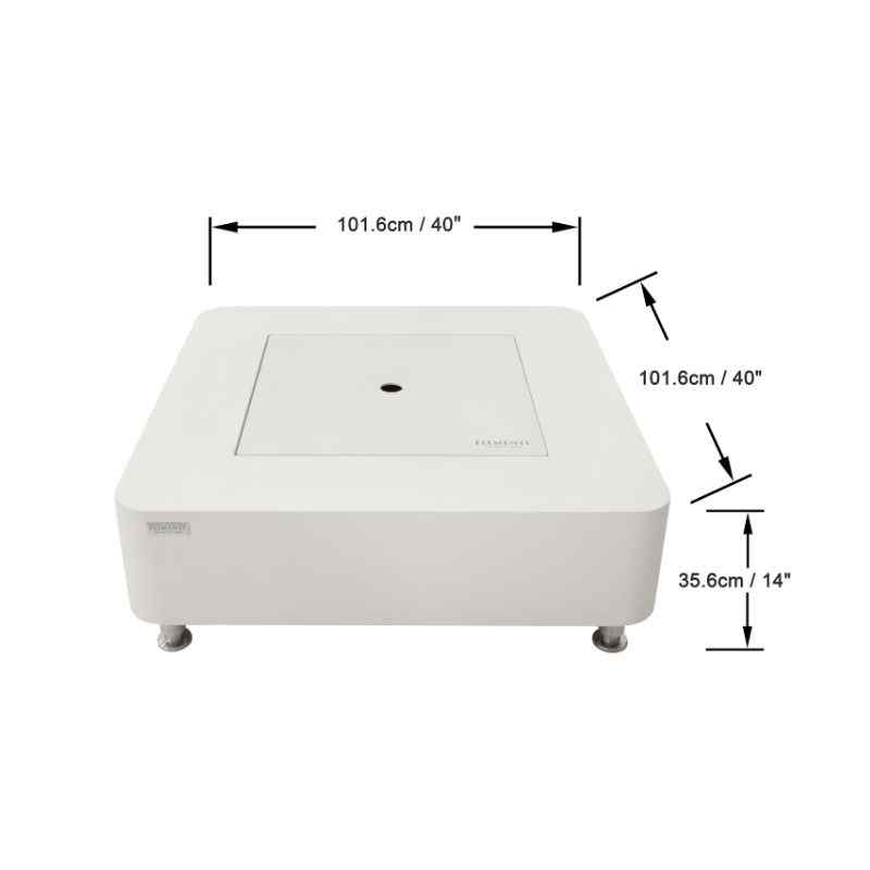 Elementi Perth Ethanol Fire Pit Cream white Specification