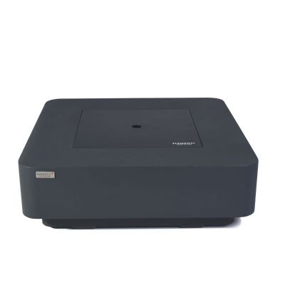 Elementi Plus Bergamo Fire Table with aluminum lid cover silo