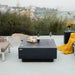 Elementi Plus Bergen Fire Table With Aluminum Lid Balcony set up
