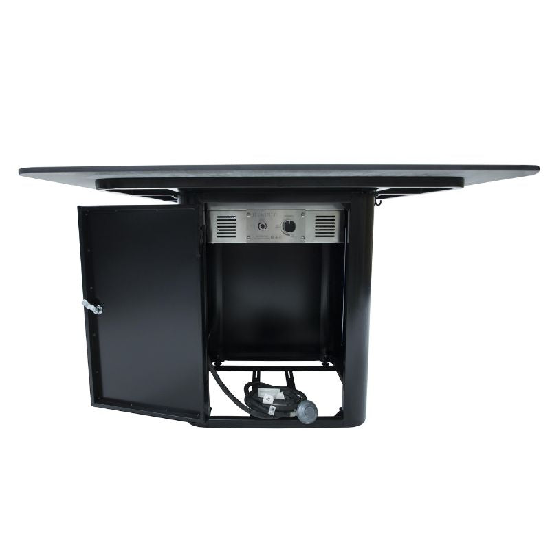 Elementi Plus Brugge Dining Fire Table Internal with Hose