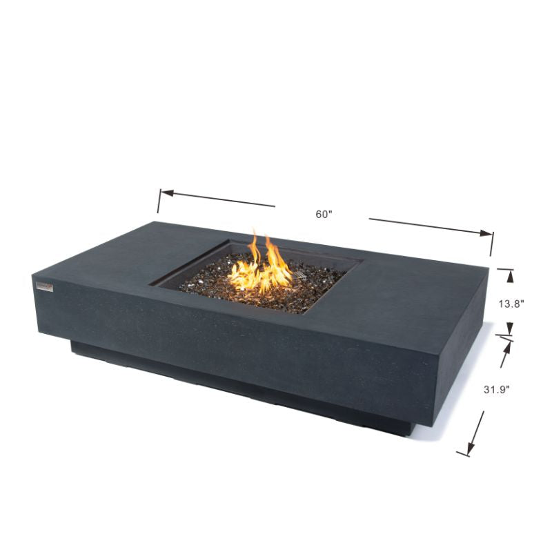 Elementi Plus Cannes Fire Table Dimensions
