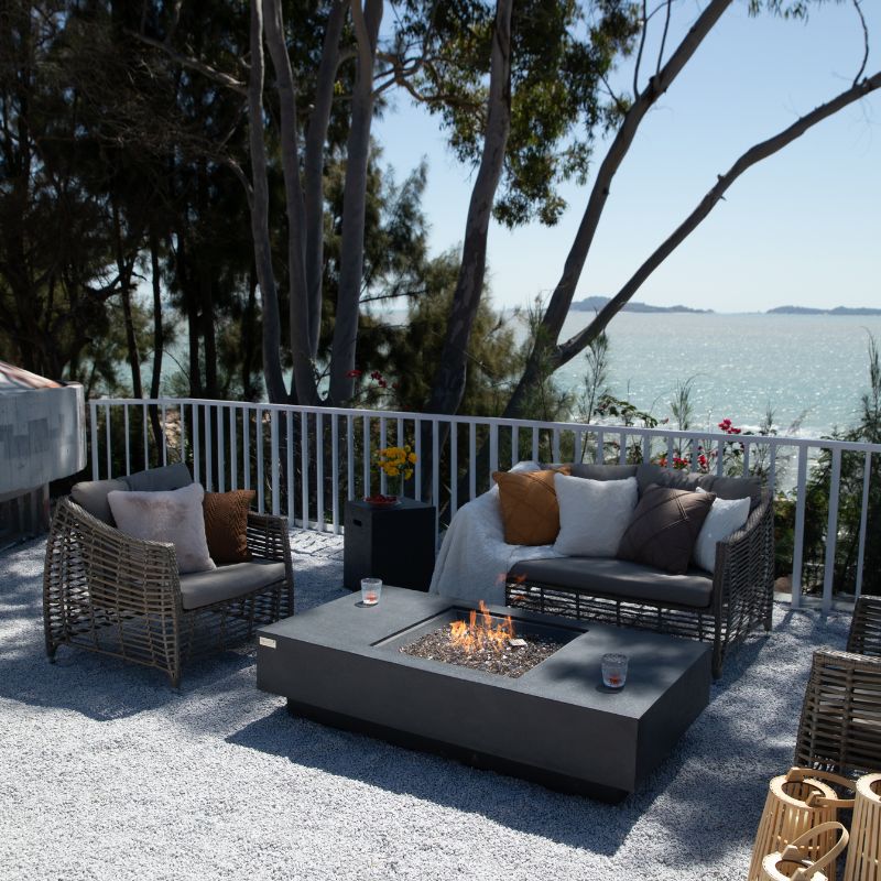 Elementi Plus Cannes Fire Table Outdoor Heating No windscreen