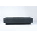 Elementi Plus Cannes Fire Table with Aluminum lid Cover Silo