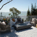 Elementi Plus Cannes Fire Table with lid cover Angle