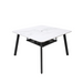 Elementi Plus Helsinki Marble Porcelain Dining fire Table with porcelain lid Silo