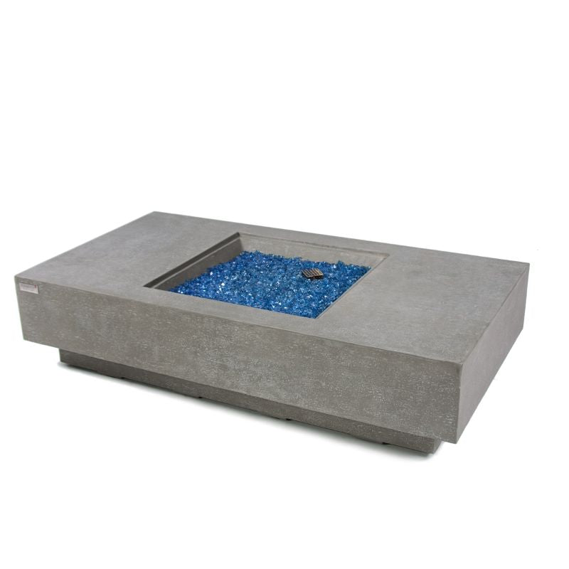Elementi Plus Monte Carlo Fire Table with Fire glass Silo