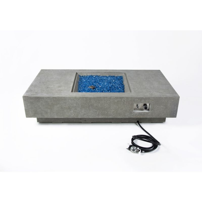 Elementi Plus Monte Carlo Fire Table with Connected Hose Silo