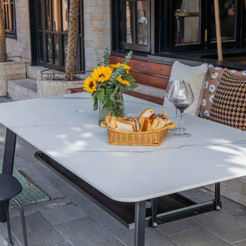 Elementi Plus Oslo Dining Fire Table Commercial Use Outdoor