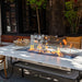 Elementi Plus Oslo Dining Fire Table Outdoor Set Up Commercial Use