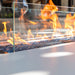 Elementi Plus Oslo Dining Fire Table windscreen and Flame