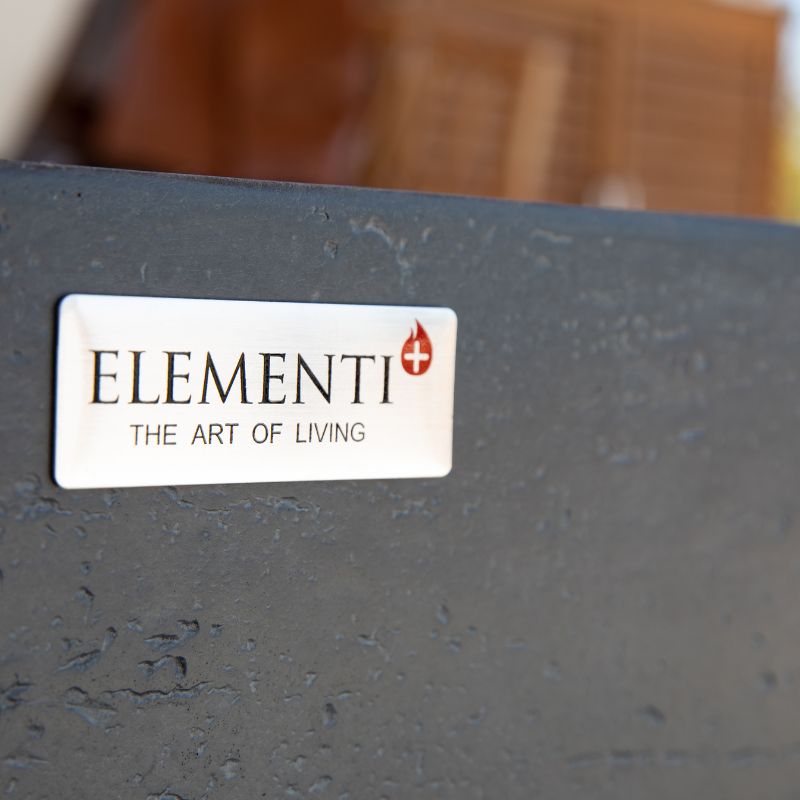 Elementi Plus Positano Fire Table Detailed Look top Edge