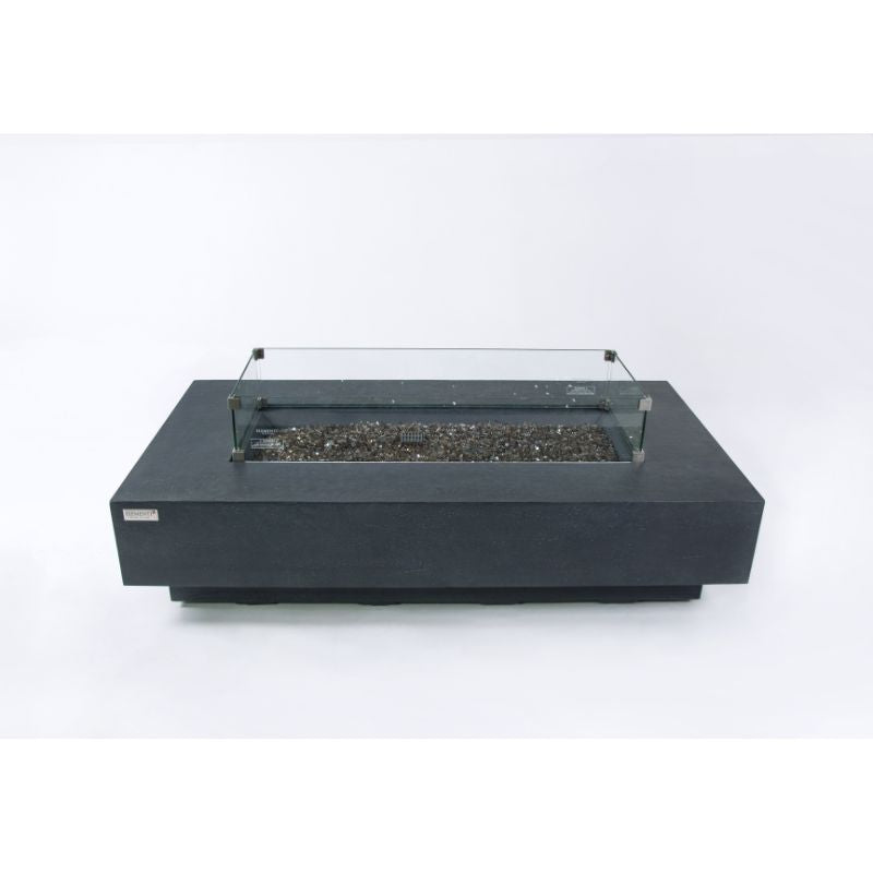 Elementi Plus Positano Fire Table windscreen Silo
