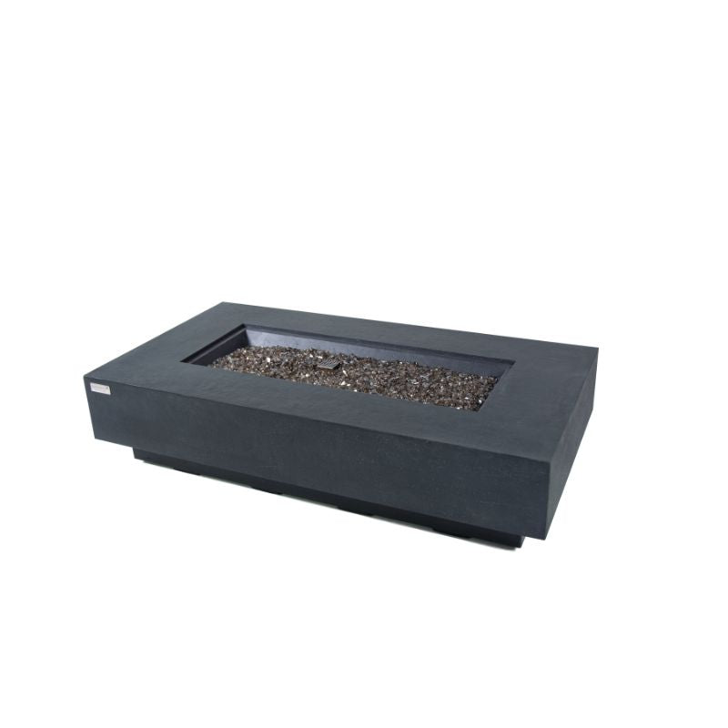 Elementi Plus Positano Fire Table with Fire Glass Silo