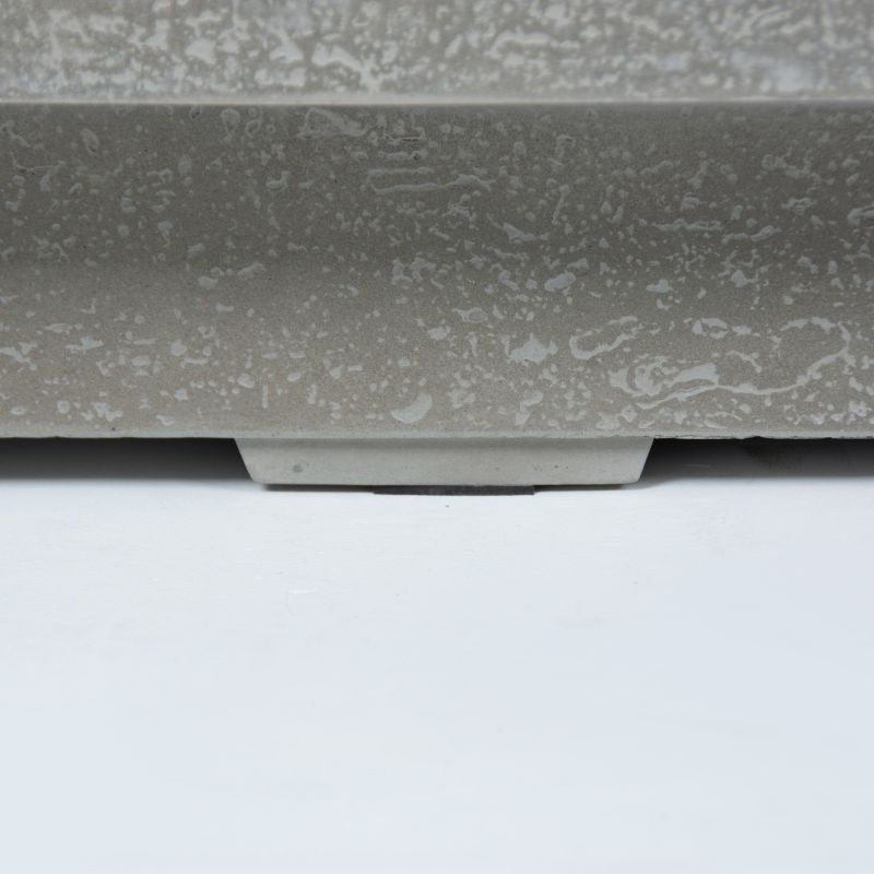 Elementi Plus Riviera Fire Table Close Up detail bottom edge
