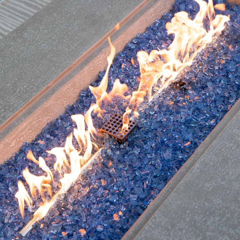 Elementi Plus Riviera Fire Table Flame close up