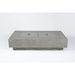Elementi Plus Riviera Fire Table with Aluminum Lid Silo