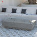Elementi Plus Riviera Fire Table With Aluminum Lid backyard
