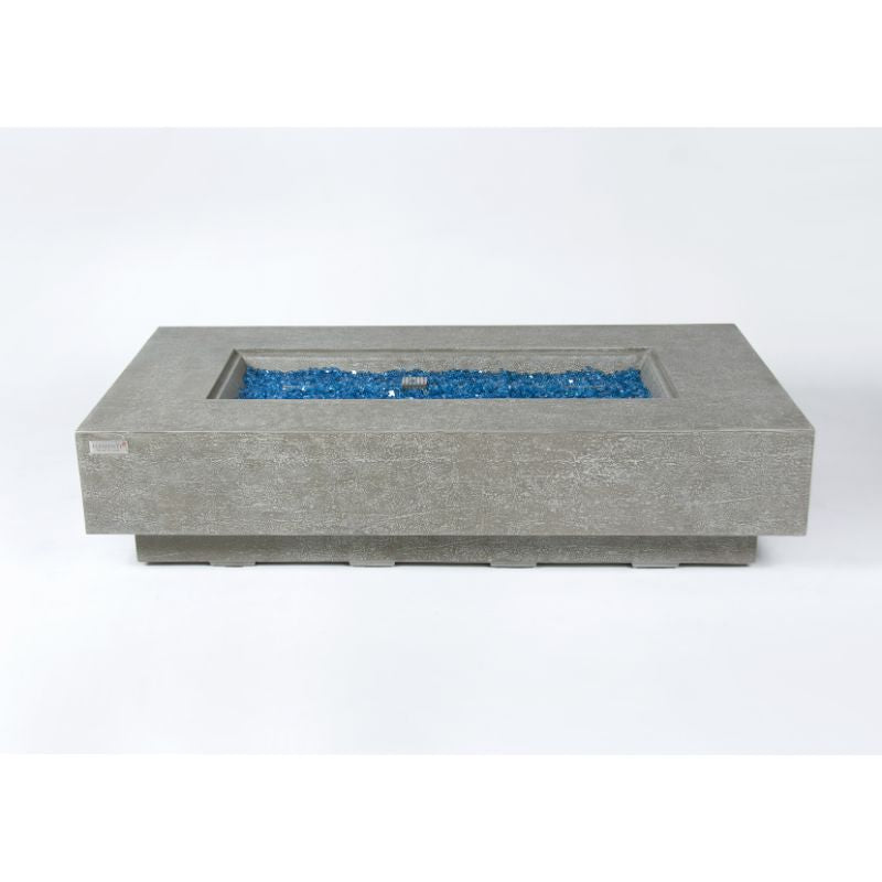 Elementi Plus Riviera Fire Table with Fire glass Silo