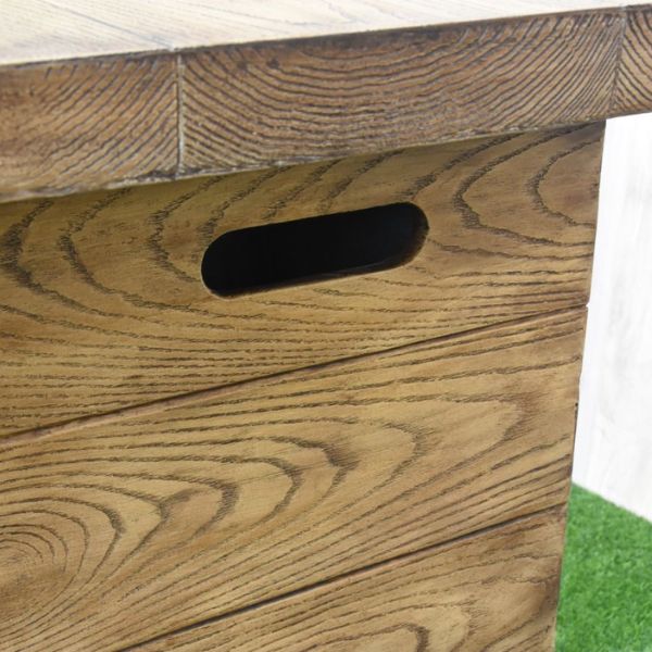 Elementi Rova Fire Bar Table Detailed Look of material