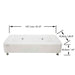 Elementi Sydney ethanol fire Pit Cream white Specifications
