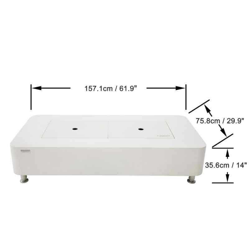 Elementi Sydney ethanol fire Pit Cream white Specifications