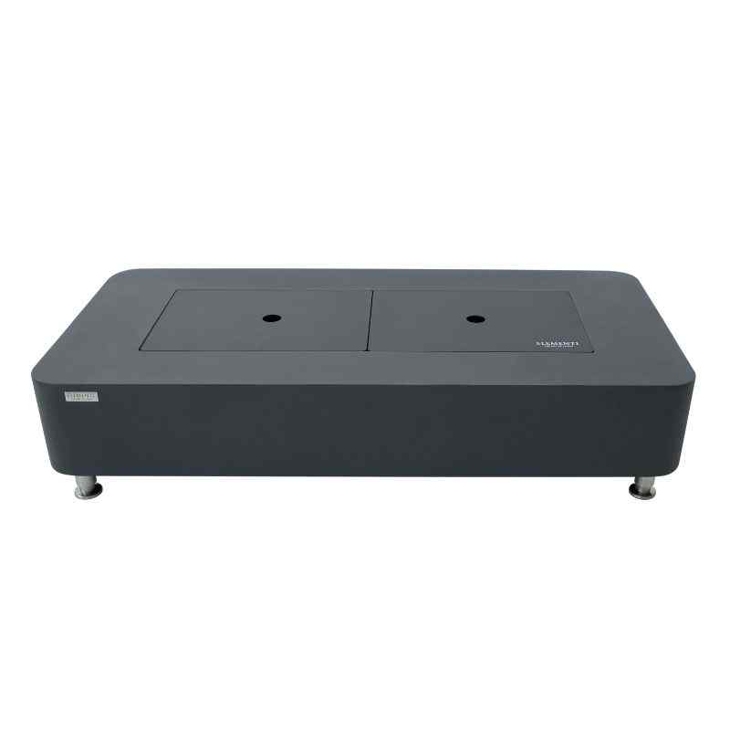 Elementi Sydney Ethanol Fire Pit Slate Black with aluminum Lid