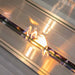 Elementi Sydney ethanol fire Pit Space Grey Burner close Up